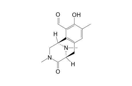 10-Formyl-1,2,3,4,5,6-hexahydro-9-hydroxy-1,5-imino-3,8,11-trimethyl-4-oxo-3-benzazocine