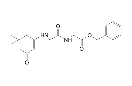N-[N-(5,5-dimethyl-3-oxo-1-cyclohexen-1-yl)glycyl]glycine, benzyl ester
