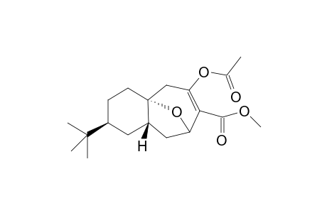(1R*,3R*,5S*,7R*)-11-Acetoxy-7-tert-butyl-12-(methoxycarbonyl)-2-oxatricyclo[6.3.1.0(1,5)]dodec-11-ene
