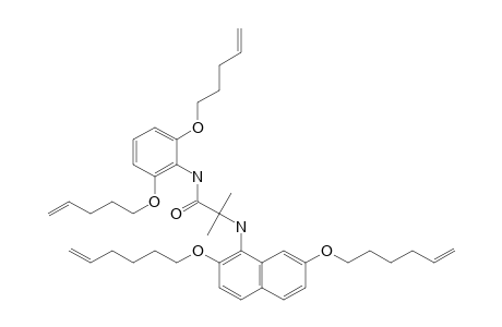 2-[2,7-BIS-(HEX-5-ENYLOXY)-NAPHTHYLAMINO]-N-[2,6-BIS-(PENT-4-ENYLOXY)-PHENYLAMINO]-2-METHYLPROPANOYLAMIDE