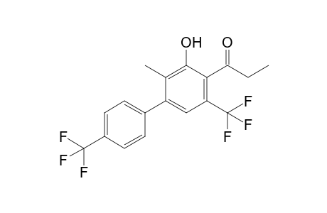 1-(3-Hydroxy-2-methyl-5,4'-bis(trifluoromethyl)-biphenyl-4-yl)propan-1-one