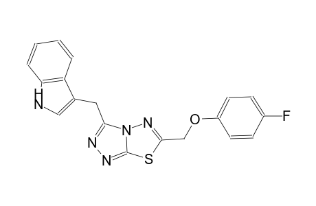 1H-indole, 3-[[6-[(4-fluorophenoxy)methyl][1,2,4]triazolo[3,4-b][1,3,4]thiadiazol-3-yl]methyl]-
