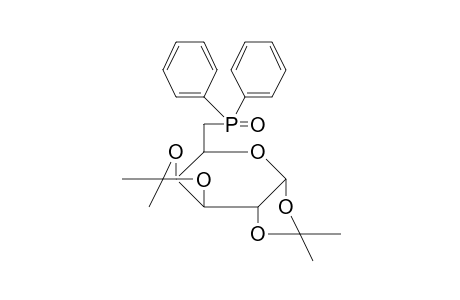 .alpha.-D-Galactopyranose, 6-deoxy-6-C-(diphenylphosphinyl)-1,2:3,4-di-O-isopropylidene-