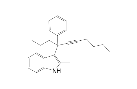 2-Methyl-3-(4-phenyldec-5-yn-4-yl)-1H-indole