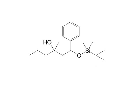 1-[(t-Butyldimethylsilyl)oxy]-3-methyl-1-phenyl-3-hexanol