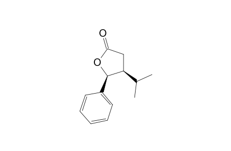 (4S*,5S*)-cis-(+-)-4-Isopropyl-5-phenyltetrahydrofuran-2-one