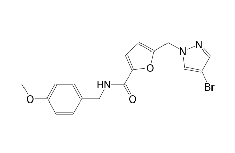 5-[(4-bromo-1H-pyrazol-1-yl)methyl]-N-(4-methoxybenzyl)-2-furamide