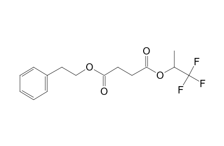 Succinic acid, 1,1,1-trifluoroprop-2-yl phenethyl ester