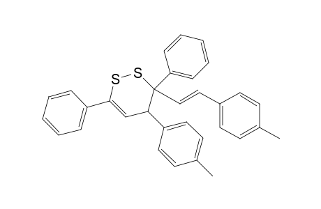 3,6-diphenyl-4-(p-tolyl)-3-[(E)-2-(p-tolyl)vinyl]-4H-dithiin