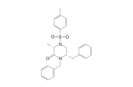 (3S,6S)-1,6-DIBENZYL-3-METHYL-4-(PARA-TOLUENESULFONYL)-PIPERAZIN-2-ONE