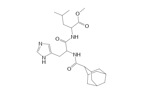 Methyl 2-([2-[(2-adamantylcarbonyl)amino]-3-(1H-imidazol-5-yl)propanoyl]amino)-4-methylpentanoate