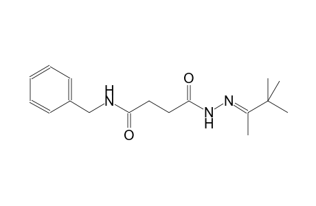 N-benzyl-4-oxo-4-[(2E)-2-(1,2,2-trimethylpropylidene)hydrazino]butanamide