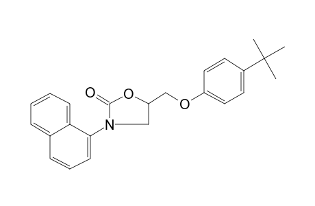 5-(p-Tert-butylphenoxymethyl)-3-(1-naphthyl)-2-oxazolidone