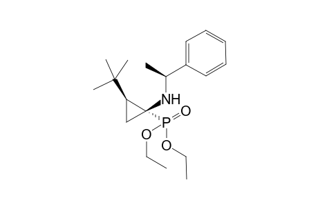 Diethyl (1R,2S,1'S)-2-tert-butyl-1-(1'-phenylethylamino)cyclopropanephosphonate