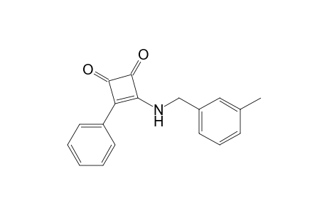 3-(m-tolylmethylamino)-4-phenyl-cyclobut-3-ene-1,2-dione