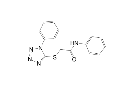 acetamide, N-phenyl-2-[(1-phenyl-1H-tetrazol-5-yl)thio]-