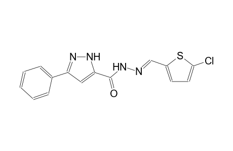 N'-[(E)-(5-chloro-2-thienyl)methylidene]-3-phenyl-1H-pyrazole-5-carbohydrazide