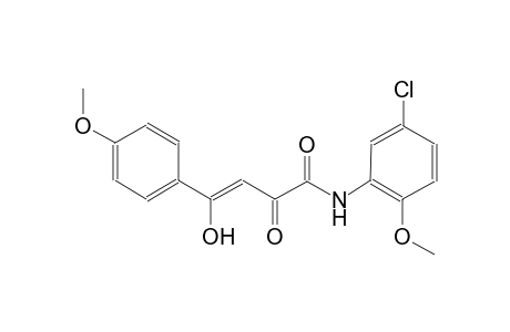 (3Z)-N-(5-chloro-2-methoxyphenyl)-4-hydroxy-4-(4-methoxyphenyl)-2-oxo-3-butenamide
