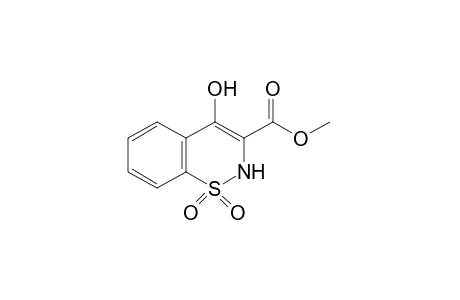 4-hydroxy-2H-1,2-benzothiazine-3-carboxylic acid, methyl ester, 1,1-dioxide