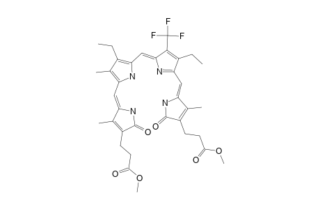 #6;Gamma-isomer;(4Z,9Z,15Z)-7,12-diethyl-1,19,23,24-tetrahydro-3,13,17-trimethyl-1,19-dioxo-8-(trifluoromethyl)-21H-bilin-2,18-dipropionic-acid-dimethylester