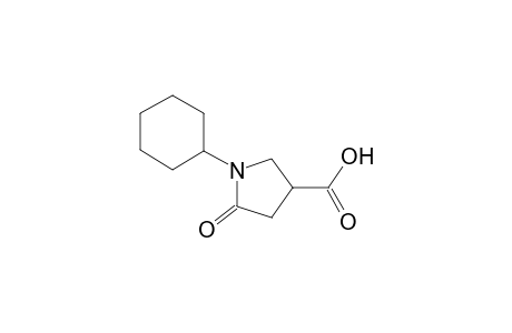 1-cyclohexyl-5-oxo-3-pyrrolidinecarboxylic acid