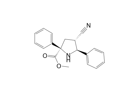 Proline, 4-cyano-2,5-diphenyl-, methyl ester, (2.alpha.,4.alpha.,5.beta.)-