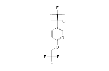 2-(2,2,2-TRIFLUOROETHOXY)-5-(1-TRIFLUOROMETHYL-1-HYDROXYETHYL)-PYRIDINE