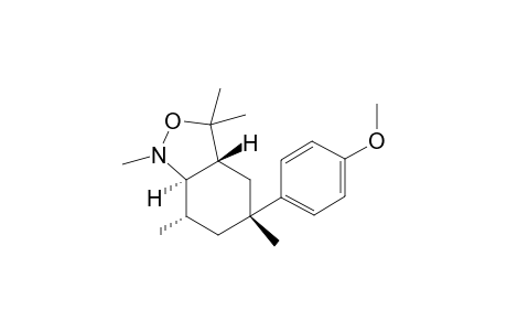 rac-(3aR,5R,7S,7aR)-5-(4-methoxyphenyl)-1,3,3,5,7-pentamethyloctahydrobenzo[c]isoxazole
