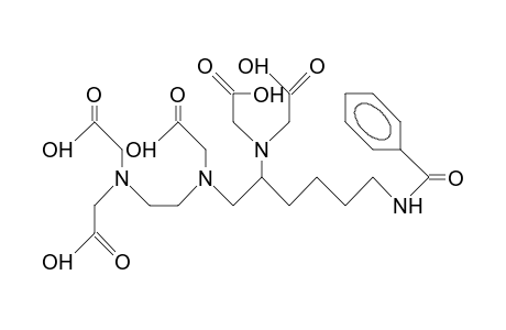 N9-Benzoyl-3-aza-nonane-1,5,9-triamine-N1,N1,N3,N5,N5-pentaacetic acid