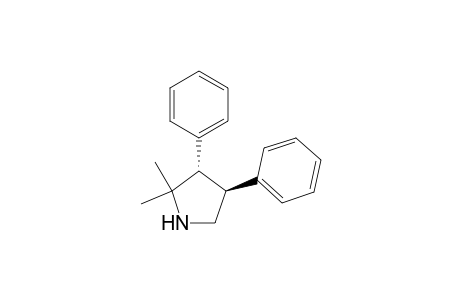 2,2-Dimethyl-3.alpha.,4.beta.-diphenylpyrrolidine