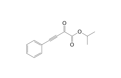 2-keto-4-phenyl-but-3-ynoic acid isopropyl ester