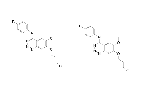 7-(3-CHLOROPROPOXY)-4-(4-FLUOROANILINO)-6-METHOXY-1,2,3-BENZOTRIAZINE