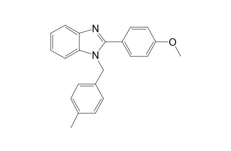 1H-Benzoimidazole, 2-(4-methoxyphenyl)-1-(4-methylbenzyl)-