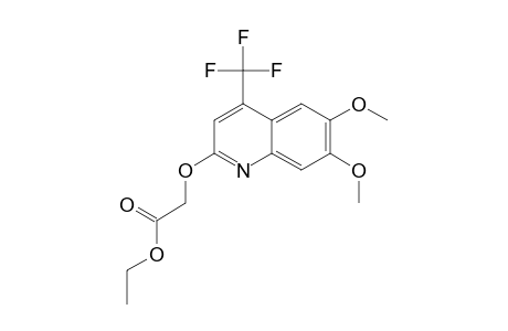 ETHYL-[6,7-DIMETHOXY-4-(TRIFLUOROMETHYL)-QUINOLIN-2-YLOXY]-ACETATE