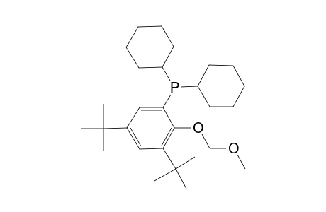 2-(Dicyclohexylphosphanyl)-4,6-di-tert-butylphenyl methoxymethoxy ether