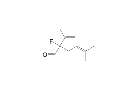 2-Fluoro-5-methyl-2-(1-methylvinyl)-4-hexenal