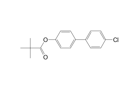 4-Hydroxy-4'-chlorobiphenyl, trimethylacetate