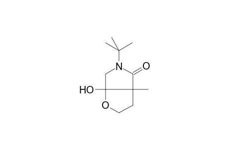 5-tert-Butyl-6a-hydroxy-3a-methyl-hexahydro-furo[2,3-c]pyrrol-4-one