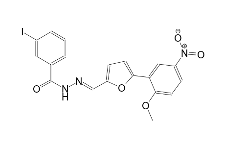 3-iodo-N'-{(E)-[5-(2-methoxy-5-nitrophenyl)-2-furyl]methylidene}benzohydrazide