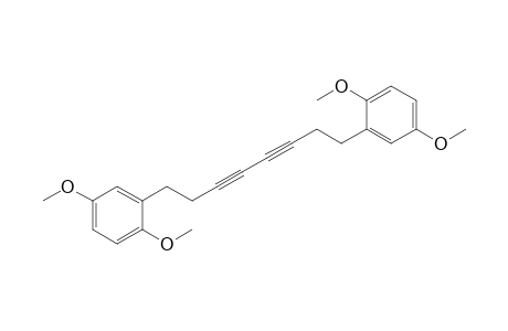 2-[8-(2,5-dimethoxyphenyl)octa-3,5-diynyl]-1,4-dimethoxy-benzene