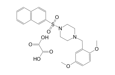 1-(2,5-dimethoxybenzyl)-4-(naphthalen-2-ylsulfonyl)piperazine oxalate