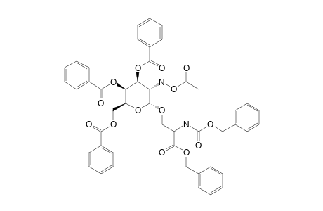 O-(2-ACETAMIDO-3,4,6-TRI-O-BENZOYL-2-DEOXY-ALPHA-D-GALACTOPYRANOSYL)-N-BENZYLOXYCARBONYL-L-SERINE-BENZYLESTER