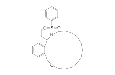 1-Vinyl-N-phenylsulfonyl-2-aza-14-oxacyclobenzoheptadecane