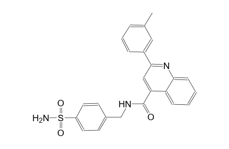 N-[4-(aminosulfonyl)benzyl]-2-(3-methylphenyl)-4-quinolinecarboxamide