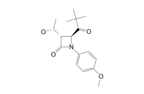 (3S,4S)-3-(1-hydroxyethyl)-1-(4-methoxyphenyl)-4-pivaloyl-azetidin-2-one