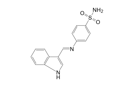 4-([(E)-1H-Indol-3-ylmethylidene]amino)benzenesulfonamide