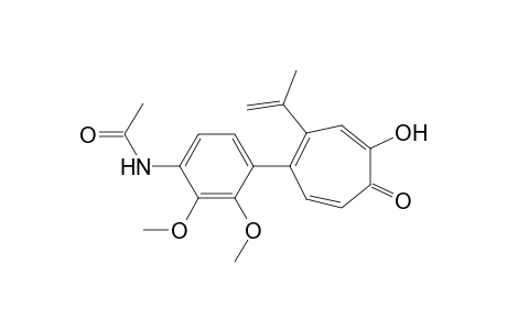5-(4-Acetamido-2,3-dimethoxyphenyl)-4-isopropenyltropolone