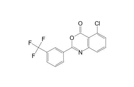 4H-3,1-Benzoxazin-4-one, 5-chloro-2-[3-(trifluoromethyl)phenyl]-