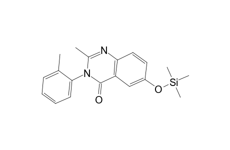 4(3H)-Quinazolinone, 2-methyl-3-(2-methylphenyl)-6-[(trimethylsilyl)oxy]-
