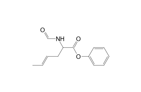 N-formyl-trans-crotylglycine phenyl ester